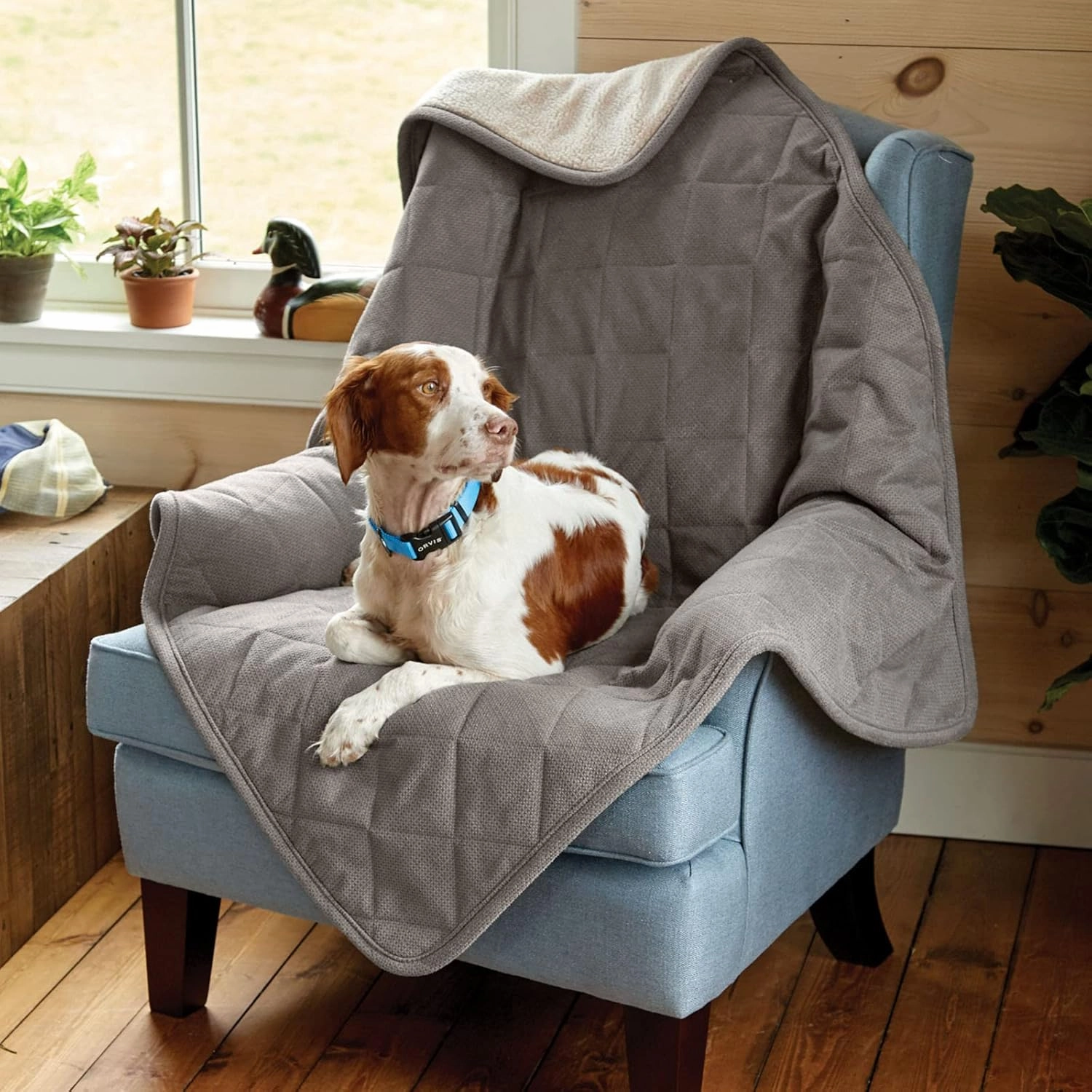 Orvis Berber Fleece Reversible Throw