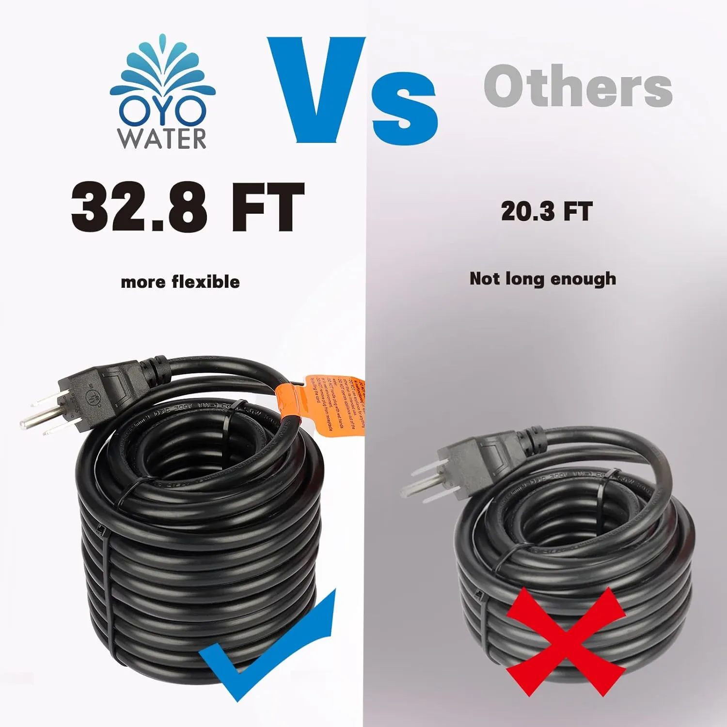 Outdoor Extra Large 11800gph-850W 32.8FT Pond Water-fall & Kio Fish Fountain-s& Garden Pump Submersible IPX8: Long 32.8FT Cord Smart-er&Quieter Duck&Yard&Patio Ponds Pumps,1 Barrier Pump Bag