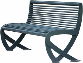 Outdoor Furniture Outdoor Iron Art Park Chair Outdoor Garden Bench Scenic Leisure Seat Outdoor Garden Open Air Rest Chair Garden Bench (Size : S:120cm)