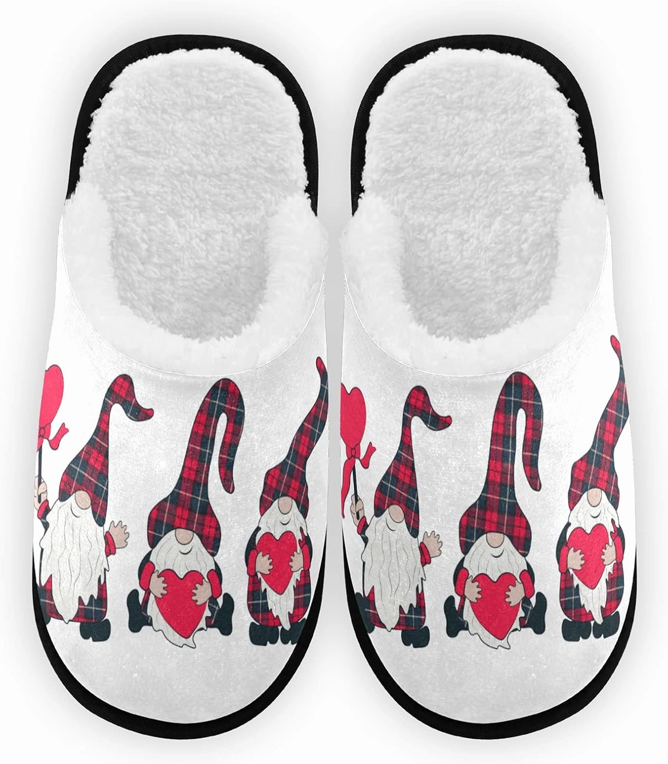 Panda Bear Slippers, Soft Memory Foam Non-Slip Indoor House Slippers Home Shoes for Bedroom Hotel Travel Spa