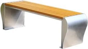 Park Benches Stainless Steel Park Chair Outdoor Bench Open-air Public Garden Chair Commercial Stadium Seat Leisure Bench Outdoor Benches