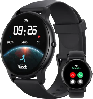 Parsonver Smart Watch for Men Women(Answer/Make Calls), HD Screen Fitness Tracker IP68 Waterproof 100  Sport Modes, Heart Rate Sleep Monitor, Pedometer, Smartwatch for Android Phones/iPhone Compatible