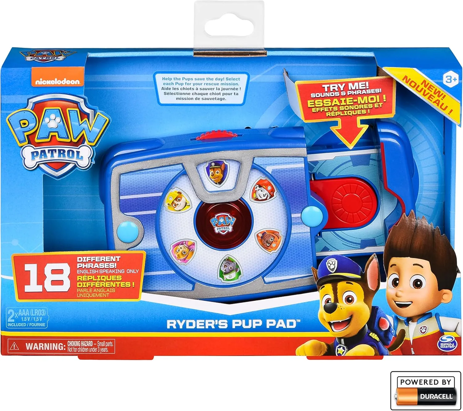 PAW Patrol, Be The Hero Chase Role-Play Set with Hat and Wrist Launcher, for Kids Aged 3 and Up