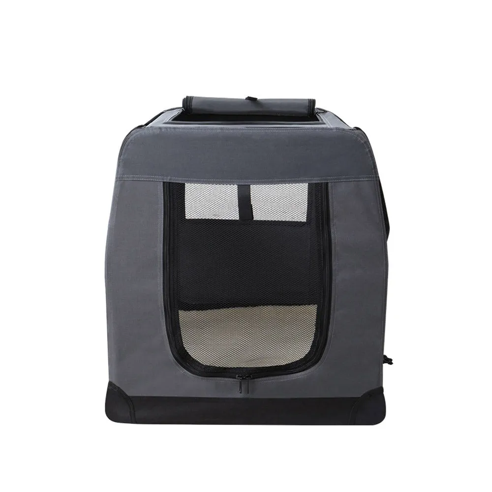 Pet Carrier Soft Crate Dog Cat Travel 82X58Cm Foldable Car Xl