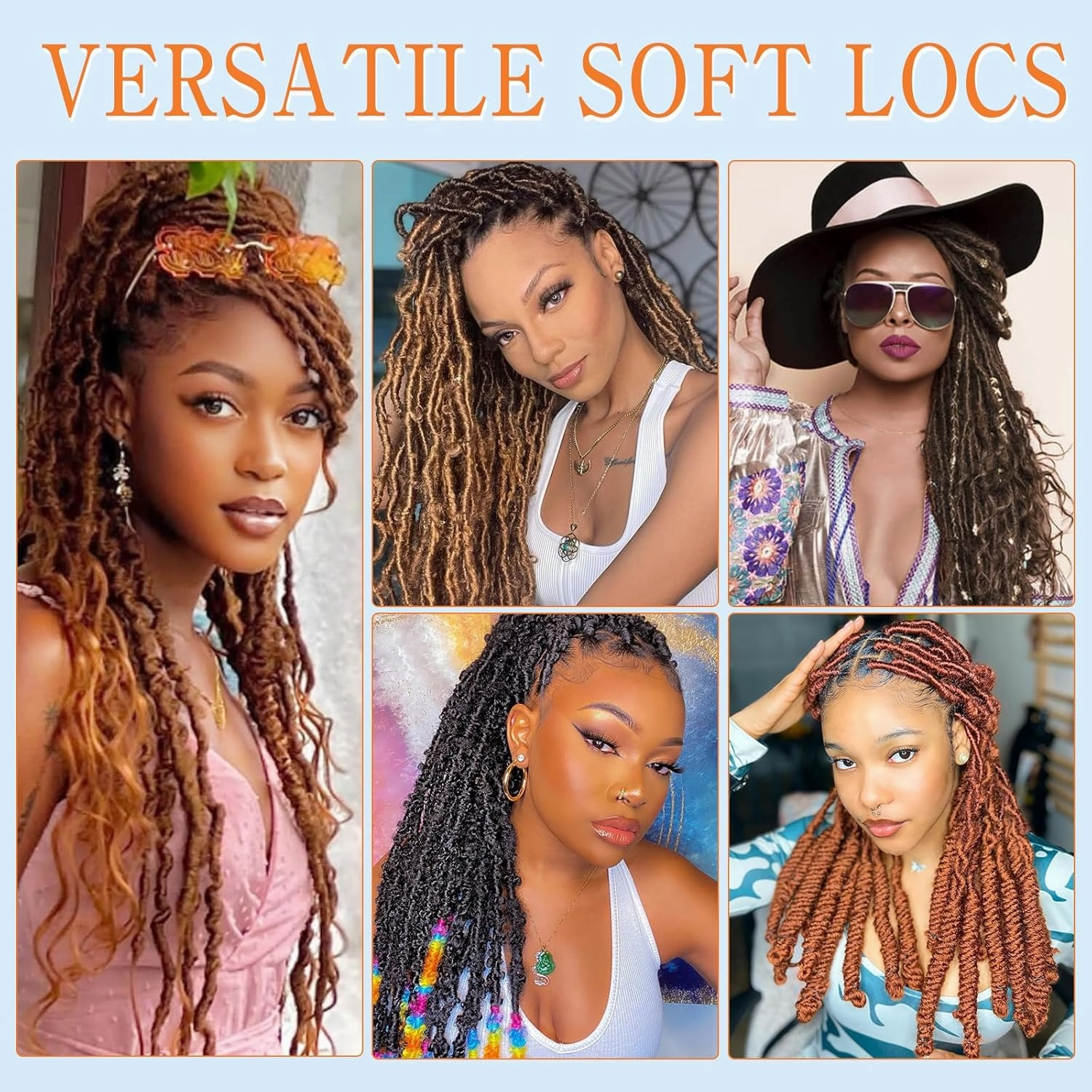 Pink Soft Locs 10 Inch 7 Packs Short Faux Locs Crochet Hair Pre-looped Pink Locs Crochet Hair for Black Women Butterfly Loc Extension(10inch,7packs,Pink)