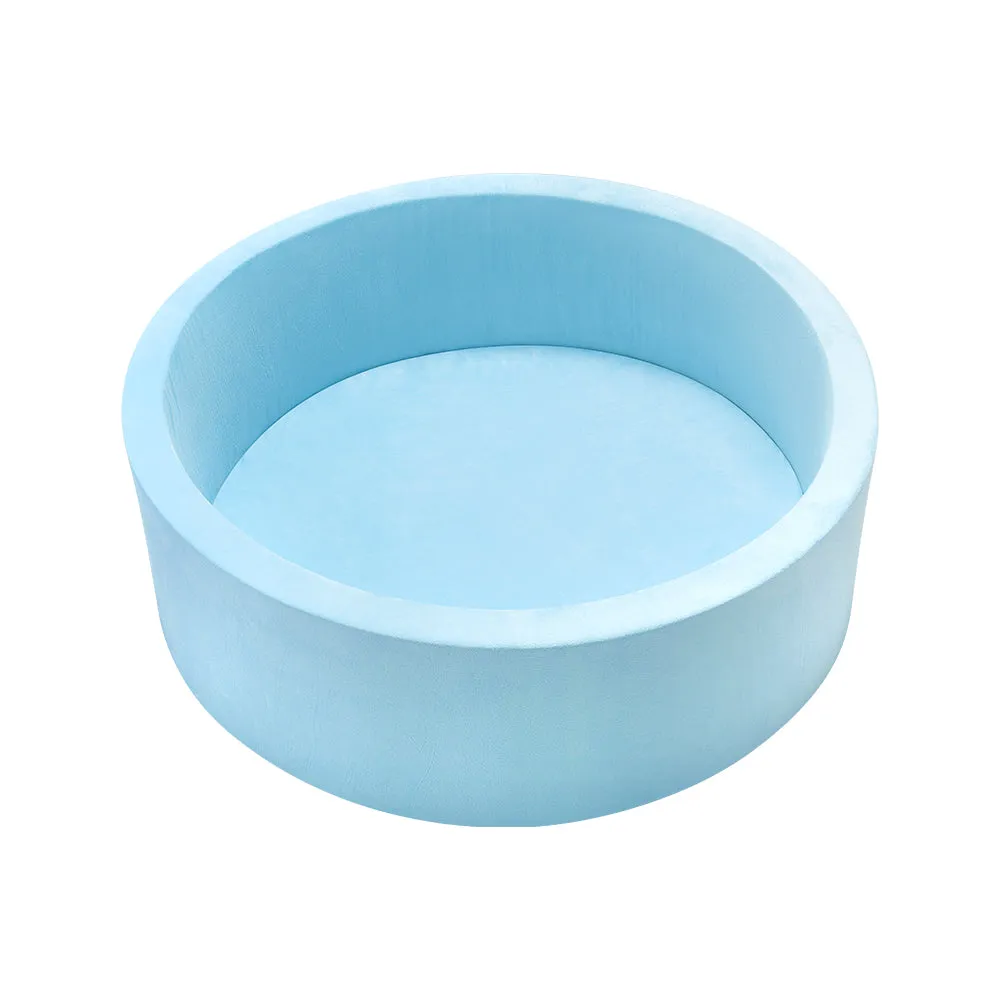 PlayPals Foam Ball Pit Soft Round Ball Pool Playpen Fence with 200 Balls Blue