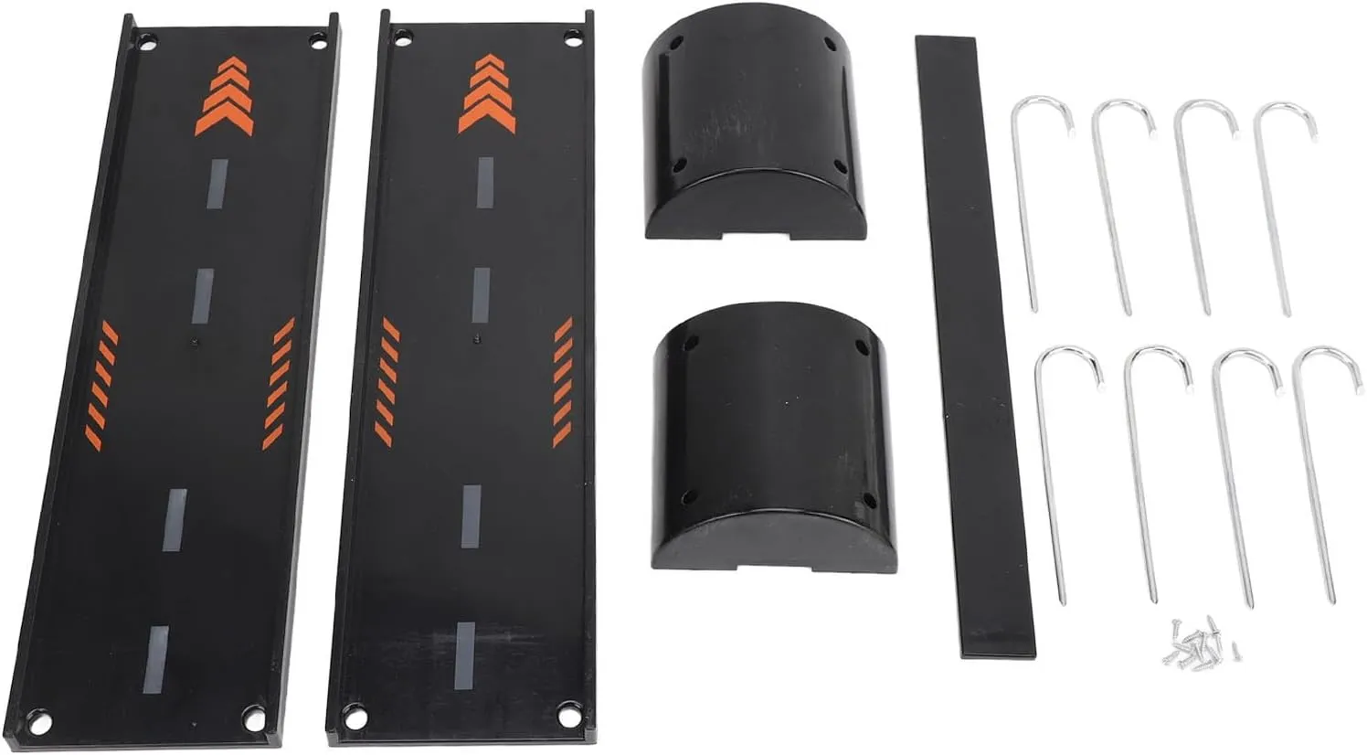 plplaaoo RC Car Ramp Plastic Racing Takeoff Board for 1 8 1 10 1 12 1 14 1 16 Crawler Car Stunt Playset Easy Assembly and Adjustable Angles