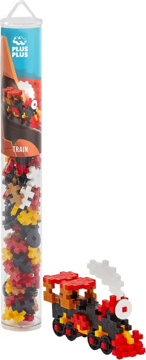 PLUS PLUS - Tube Train of 100 Pieces - Construction Set - PP4285