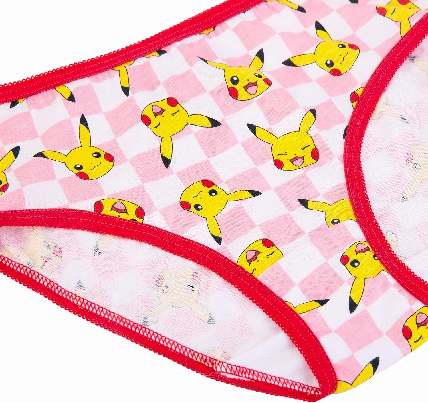 Pokemon Girls' 100% Combed Cotton Underwear with Pikachu, Evee, Squirtle, Jigglypuff and More in Sizes 4, 6 and 8