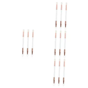 POPETPOP 12pcs Dual-end Heart Shaped Silicone Eyeshadow Brush Makeup Tool for Eye Shadow Application Lightweight and Portable Cosmetic Accessory for Women