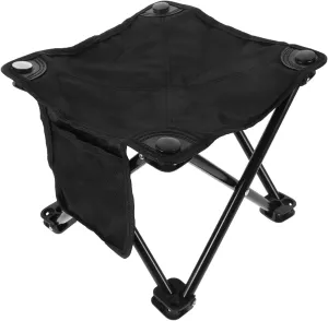Portable Folding Chair Lightweight and Sturdy Camping Stool with High Capacity Compact Design for Outdoor Activities for Fishing Picnics and Hunting