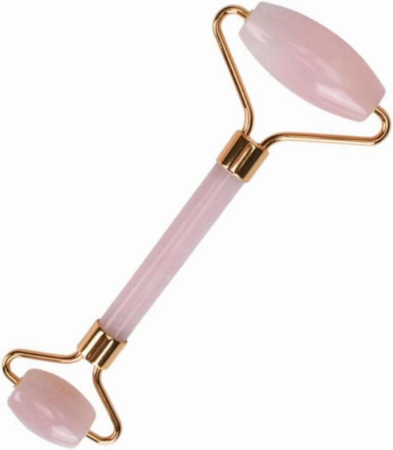 Portable Facial Massage Tool Rose Quartz Roller No Squeaky for Daily Skin Care