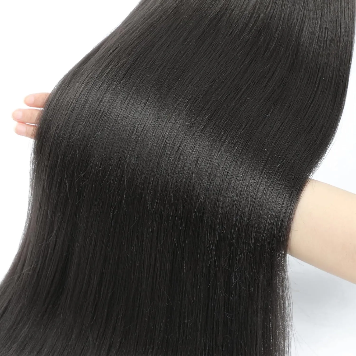 Pre Stretched Braiding Hair Dark brown Yaki Straight 26inch 8 Packs Crochet Braiding Hair Hot Water Setting Synthetic Hair Extension for Braids (Dark Brown 4#, 26inch)