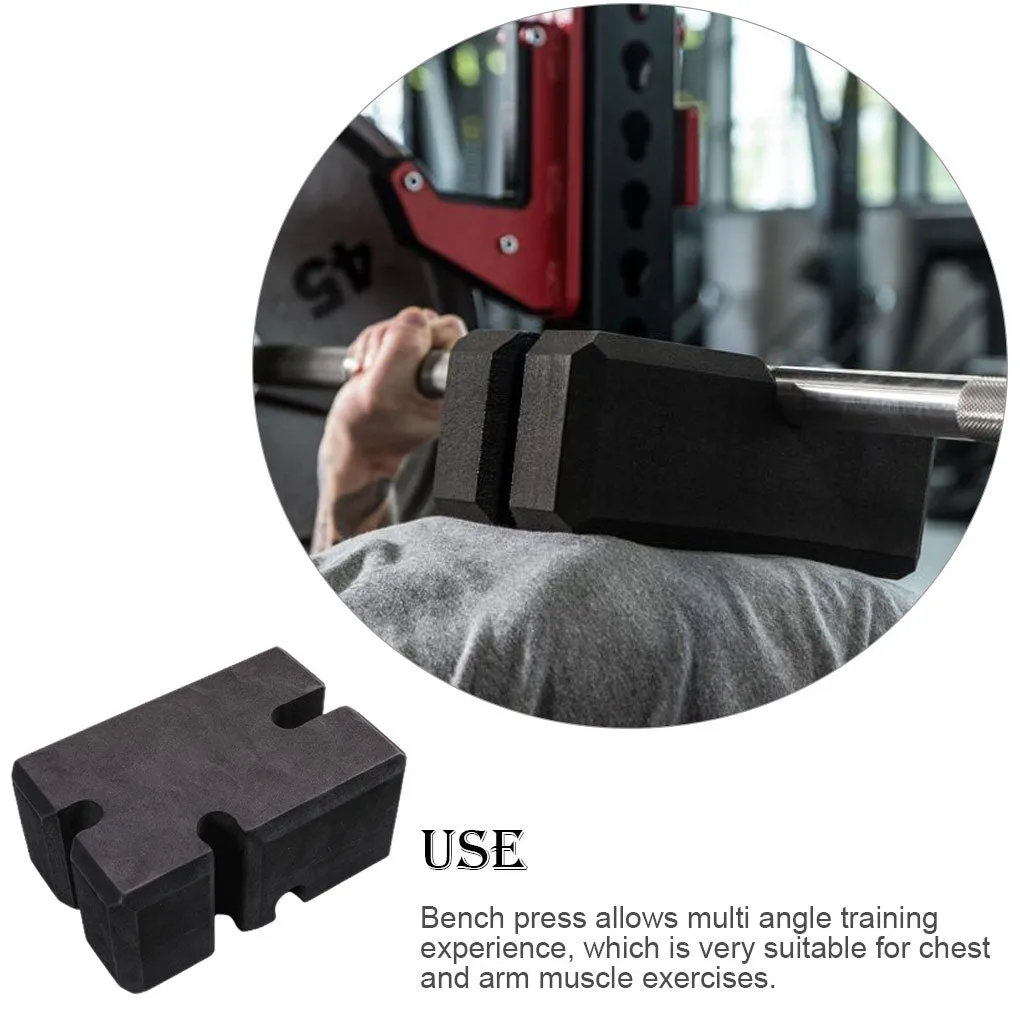 Premium Bench Press Block – Portable Chest Press Board for Strength Training, Adjustable Height for Shoulder & Chest Exercises, Lightweight EVA Foam for Barbell Support
