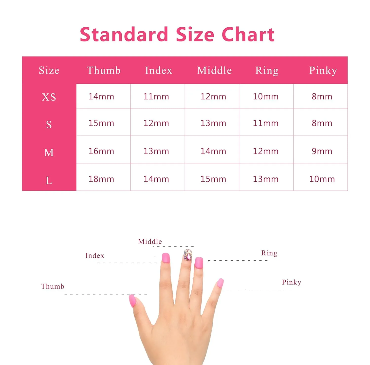 Press on Nails Glimmer Fuse| Handmade with Full Covered Crystals| Reusable Fake Nails| Square Mid length 1.7in| H106-M