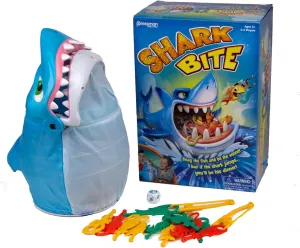 Pressman Shark Bite with Let's Go Fishin' Card Game (Amazon Exclusive)