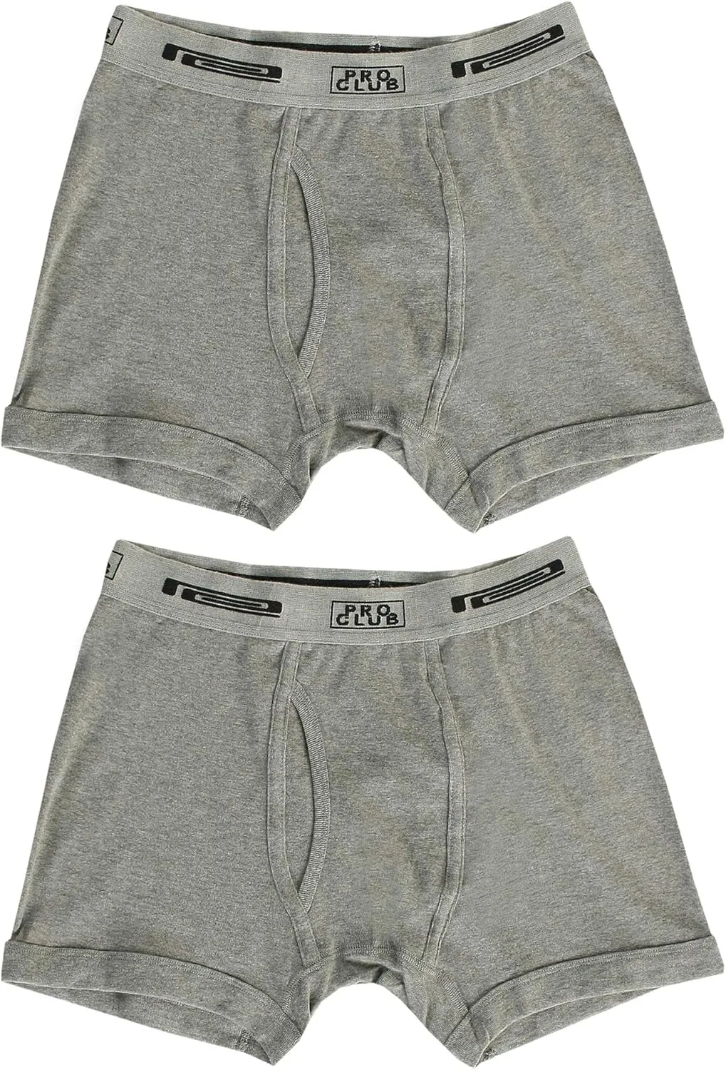 Pro Club Men's 2-Pack Comfort Soft Cotton Boxer Brief
