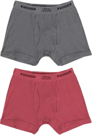 Pro Club Men's 2-Pack Comfort Soft Cotton Boxer Brief