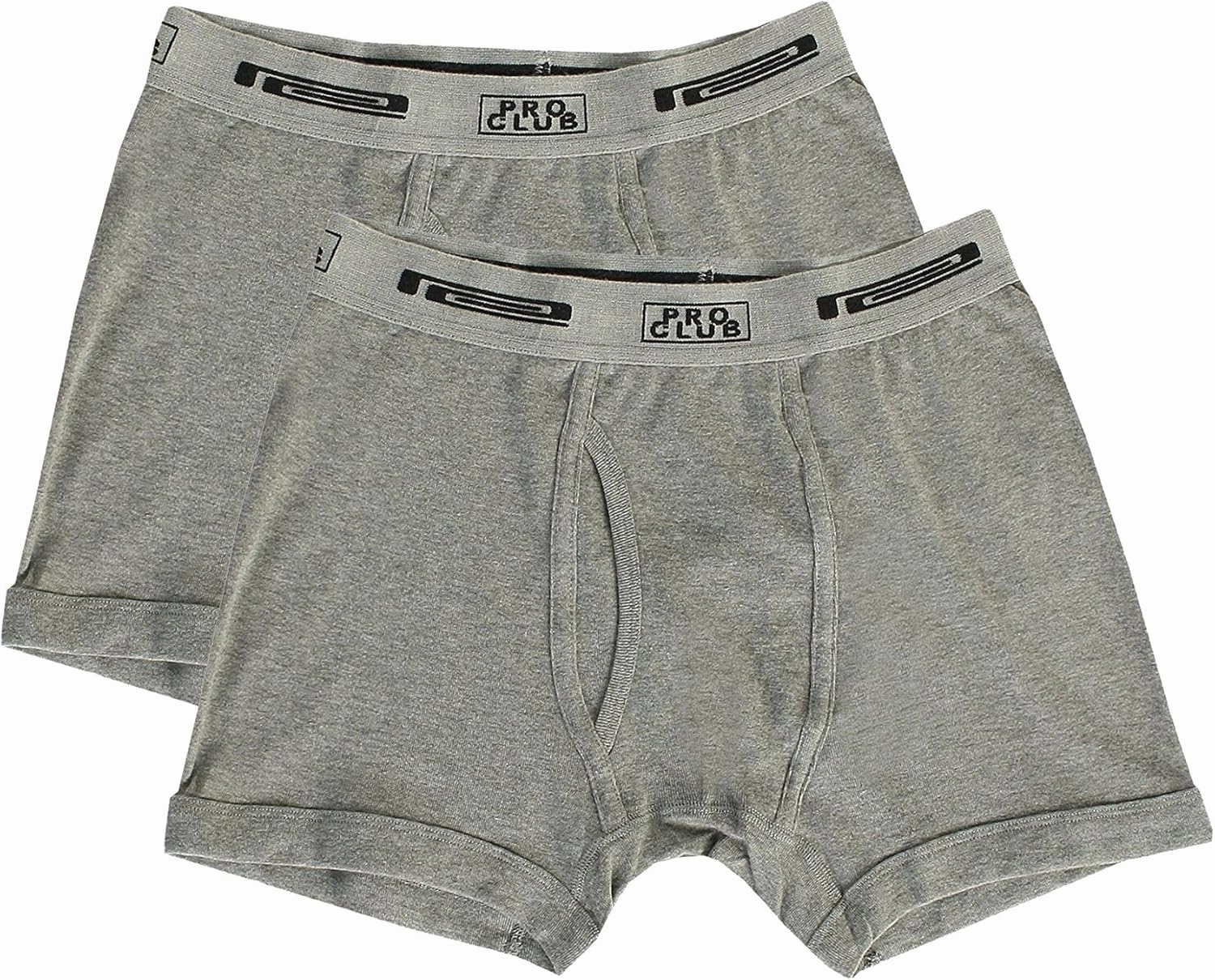 Pro Club Men's 2-Pack Comfort Soft Cotton Boxer Brief