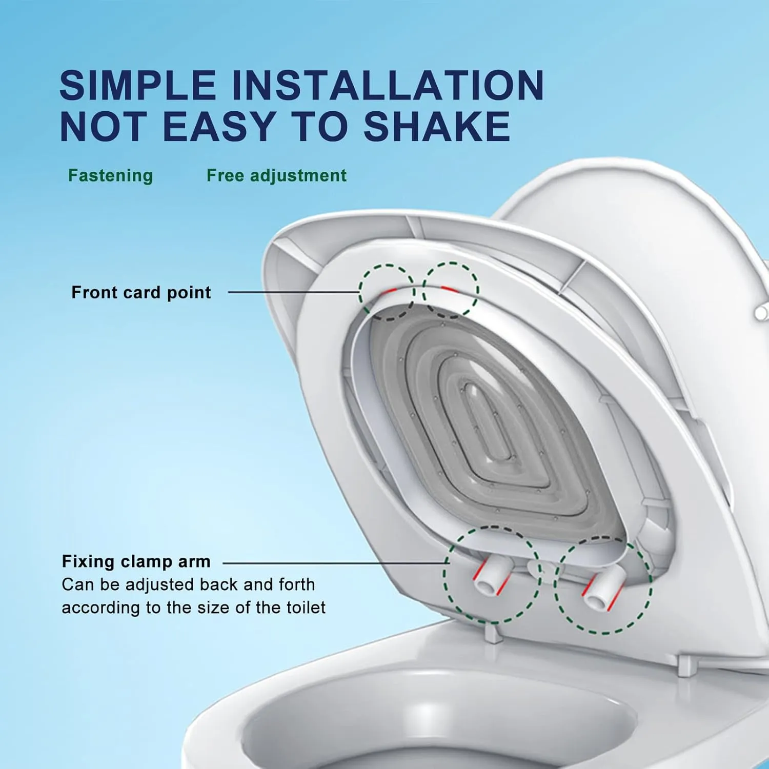 Professional Cat Toilet Trainer Kit - Universal Reusable Cat Toilet Trainer - Kitty Potty Train System for Pet Cleaning (Grey)