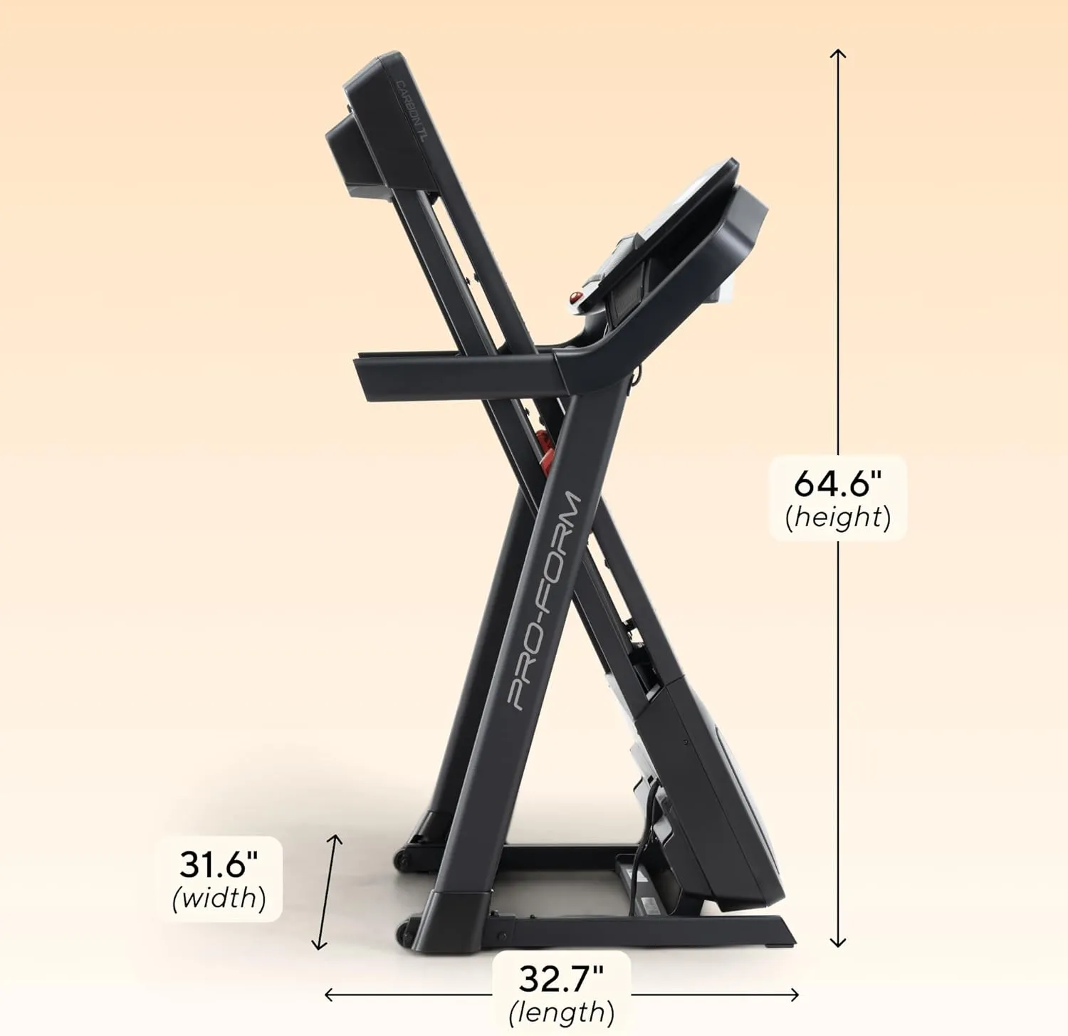 Proform Carbon Treadmills: Treadmills for Walking and Running with Built-in Fan and SpaceSaver Design