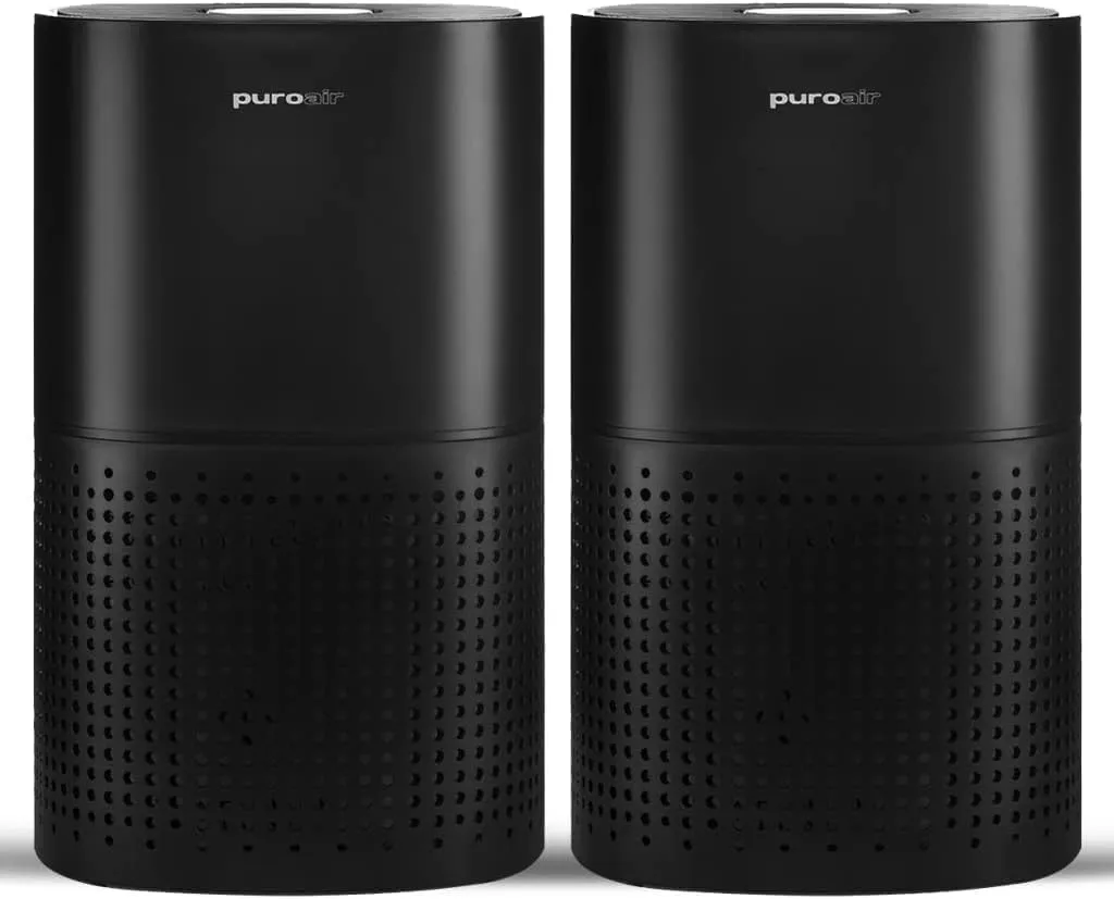 PuroAir 240 HEPA Air Purifiers for Home Large Rooms - Covers Up To 1,000 Sq Ft - Filters Up To 99.9% of Pollutants, Smoke, Pollen, Dust - Quiet HEPA Air Filter - Air Purifiers for Bedroom (2 Pack)
