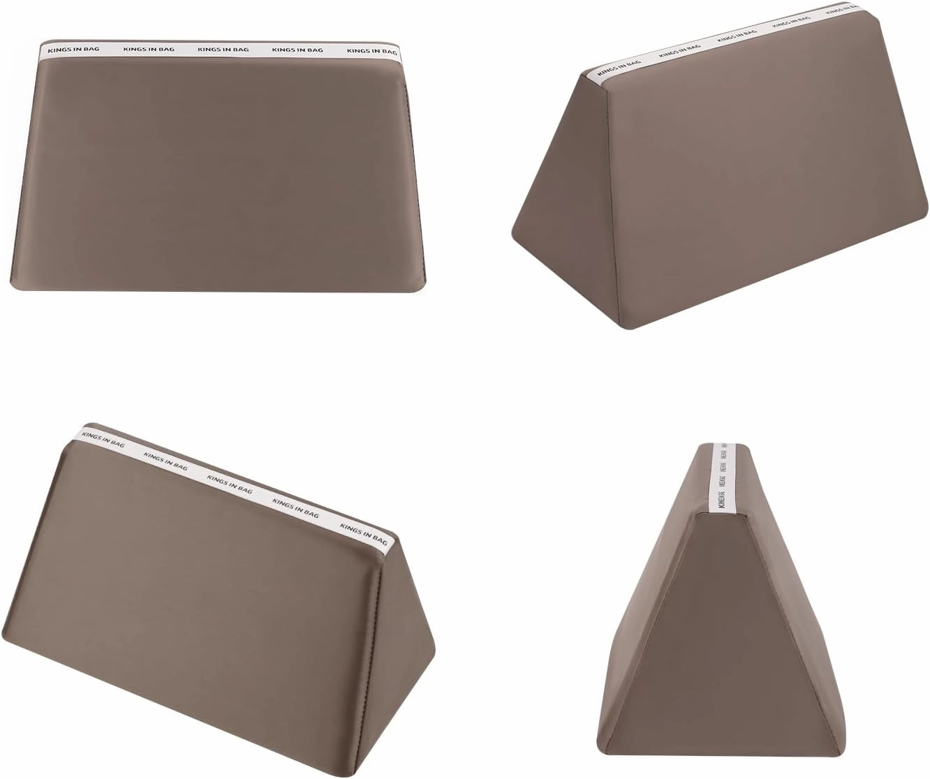 Purse Shaper Insert for Garden Party 30 Bag, Tote Bag Pillow to Keep Shape, Soft Satin Surface with Memory Foam Inner without Overfull (Etoupe Grey, GP30)
