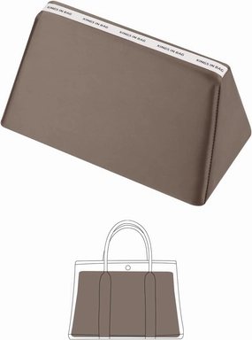 Purse Shaper Insert for Garden Party 30 Bag, Tote Bag Pillow to Keep Shape, Soft Satin Surface with Memory Foam Inner without Overfull (Etoupe Grey, GP30)