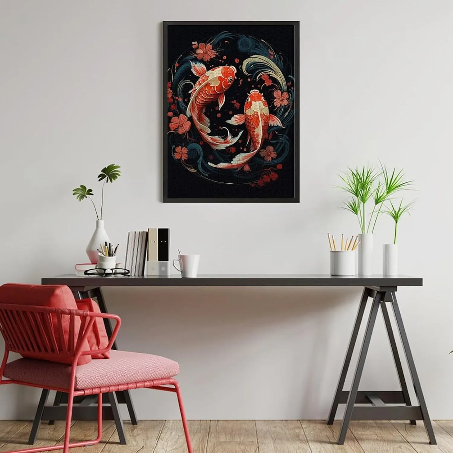 Puzzles for Adults 500 Pieces - Fish Animal Hi-Definition Printing Beautiful Drawings,for Bedroom Decor Family Holidays,Elevate Yourself Gift Decor
