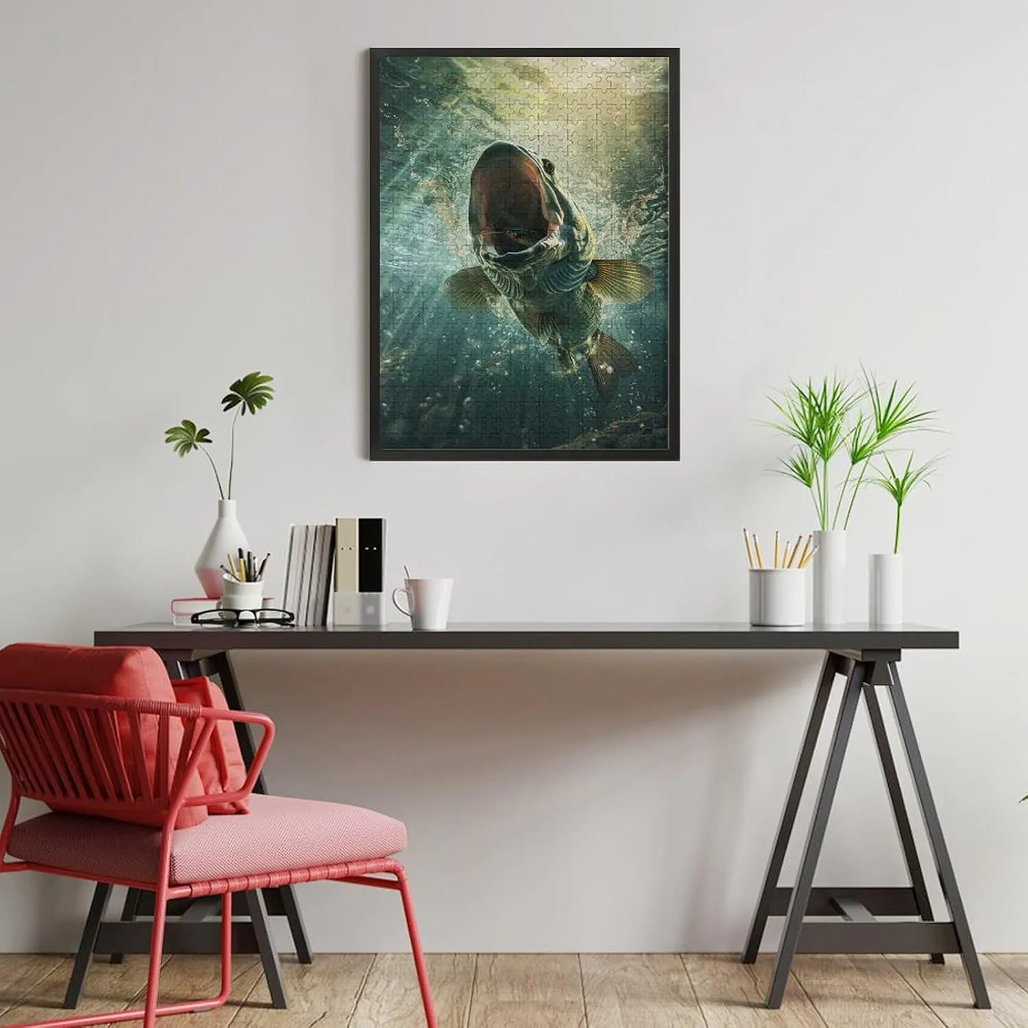 Puzzles for Adults 500 Pieces - Fish Oil Perfect for Fun Brain Puzzle Lovers Vibrant Illustrations and Quality Pieces Challenging and Relaxing Gifts Idea