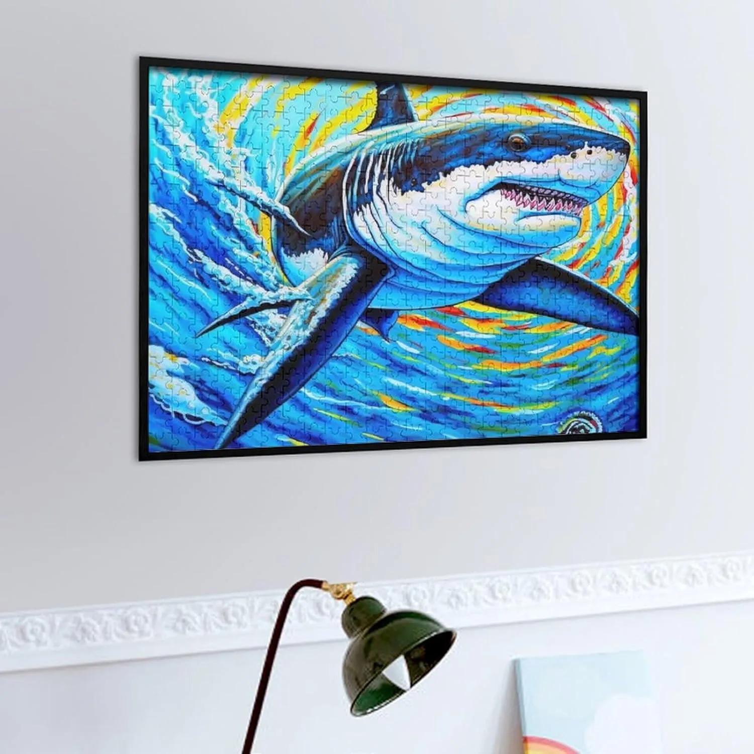 Puzzles for Adults 500 Pieces - Shark Animal Fish Funny Puzzle Learning Educational Puzzles for Children Girls and Boys