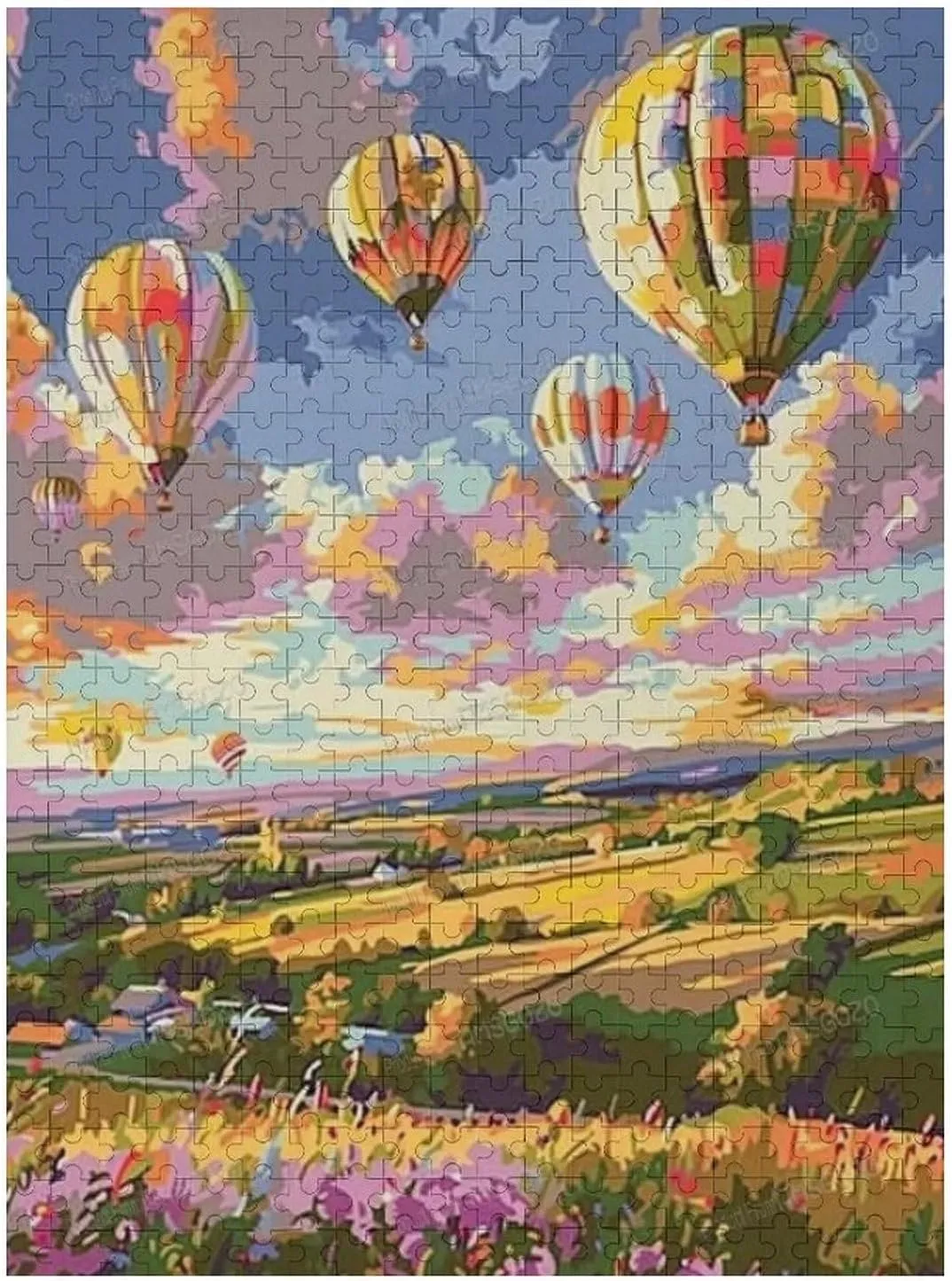 Puzzles for Adults 500 Pieces - Spring Grassland Puzzle Challenging Educational Toys Gifts for Home Decor Family Activities