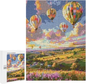 Puzzles for Adults 500 Pieces - Spring Grassland Puzzle Challenging Educational Toys Gifts for Home Decor Family Activities