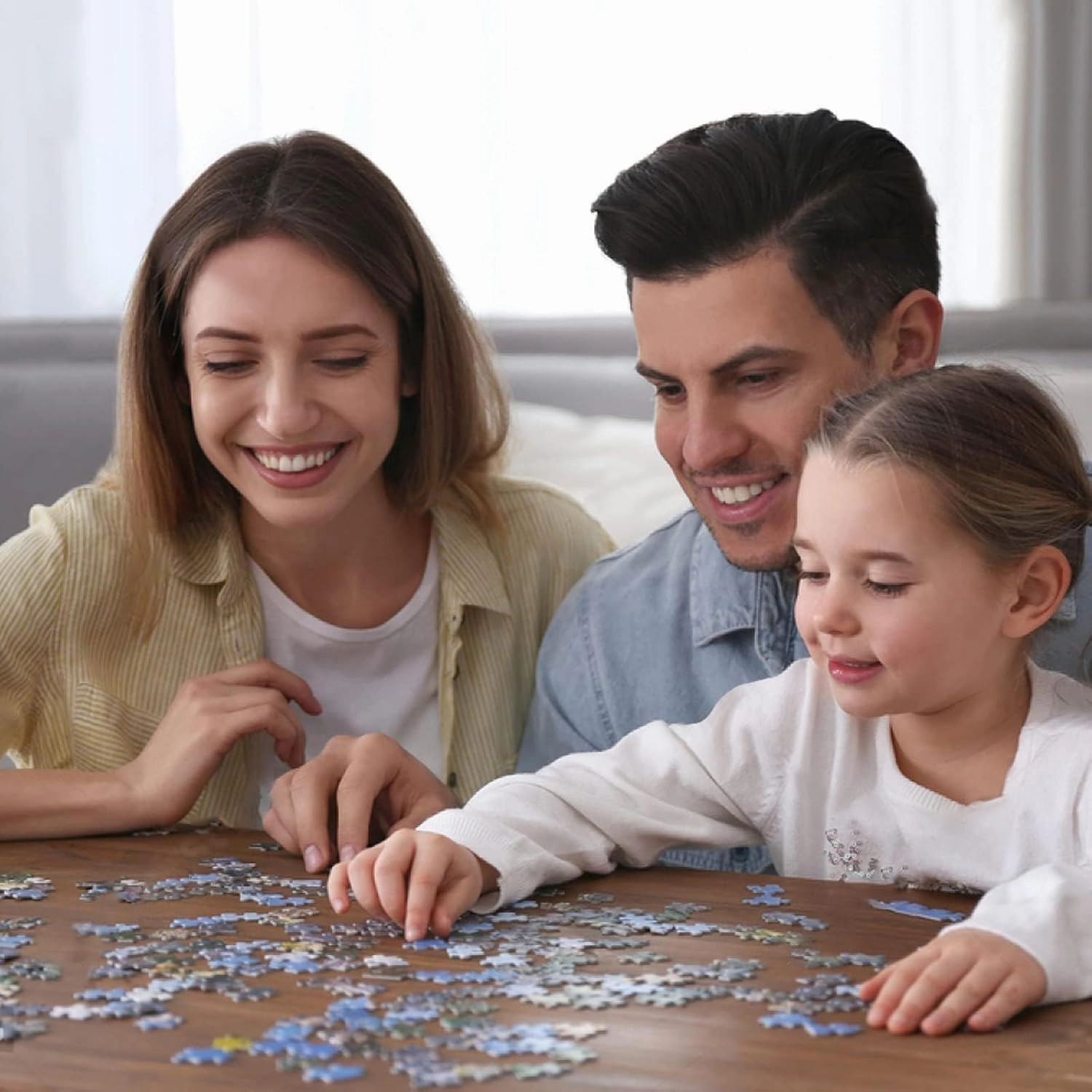 Puzzles for Adults 500 Pieces - Starry Night in The Desert Jigsaw Puzzle Featuring Stunning and Colorful Artwork Challenging Family Activity
