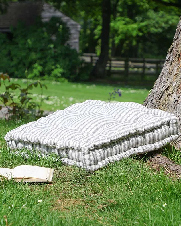 Pyrenees Grey Stripe Garden Box Cushion