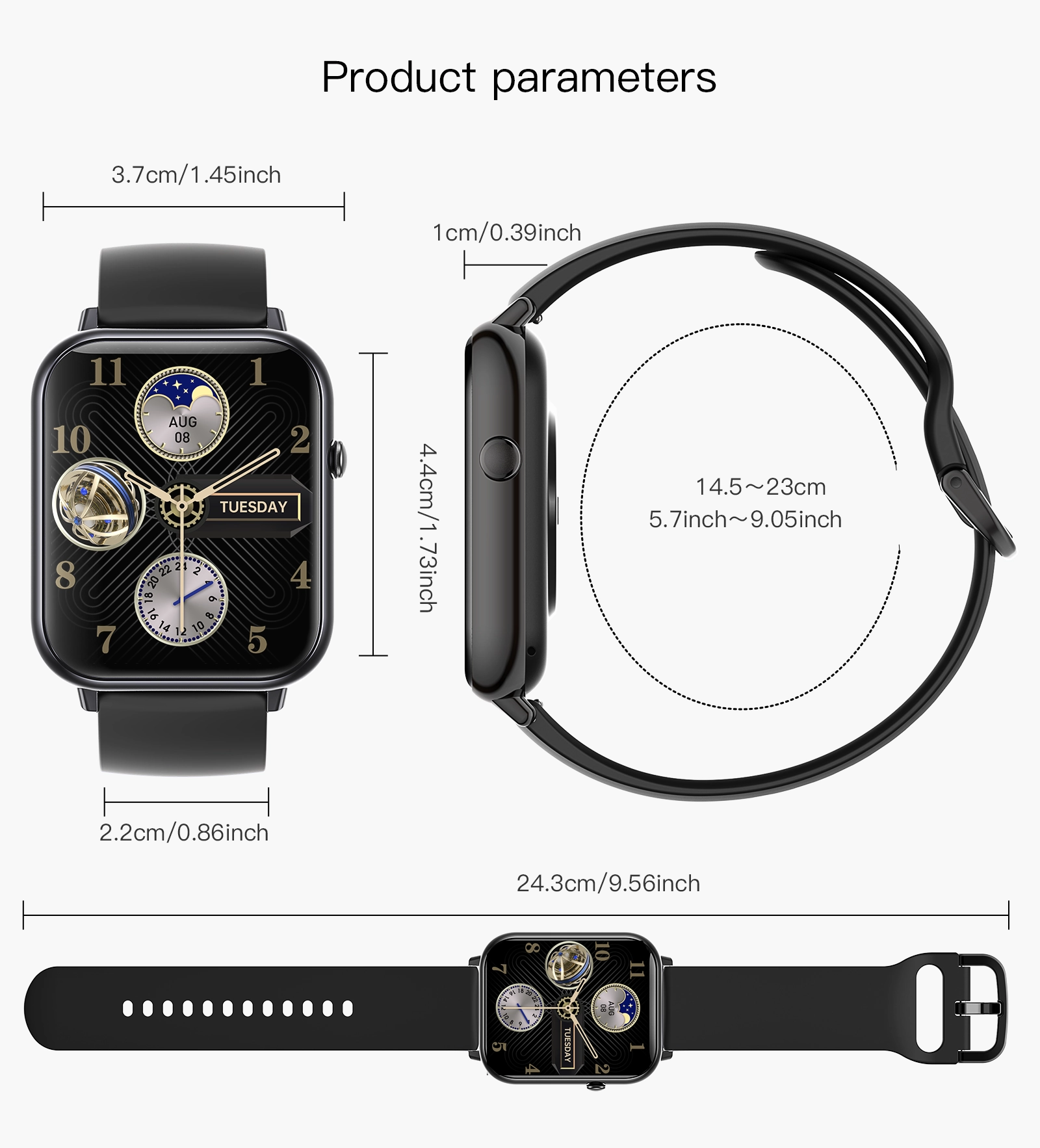 Q19 Max Luxury Smart Watch