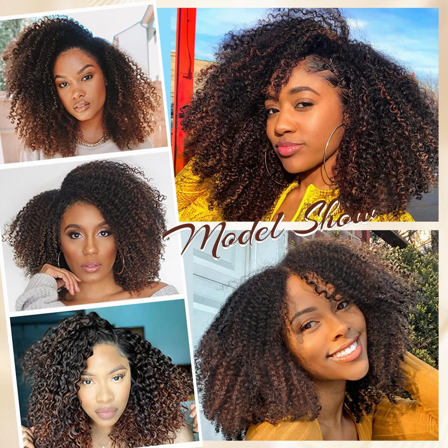 Quantum Love Kinky Curly Crochet Hair Short Marlybob Jerry Curl Hair Extension for Black Women Short Passion Twist Synthetic Hair Extension (3 Pack 10 Inches)