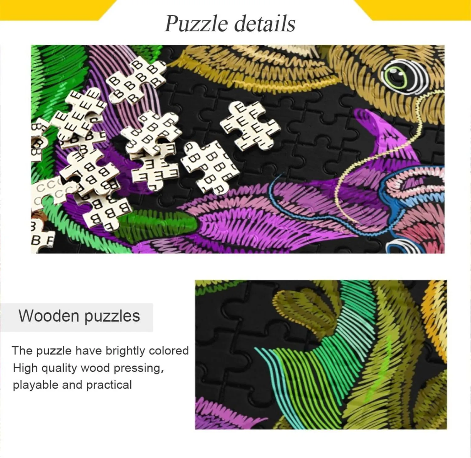 QUGRL Koi Fish Colorful Jigsaw Puzzle 1000 Pieces for Adults Teens Embroidery Japan DIY Wall Art Intellectual Decompressing Educational Fun Game