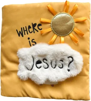 "Where is Jesus" Interactive Quiet Book for Young Believers - Discover Catholic Teachings with Engaging Exploration - Fun and Educational Tool for Early Faith Formation - Perfect Baptism Gift for Kids