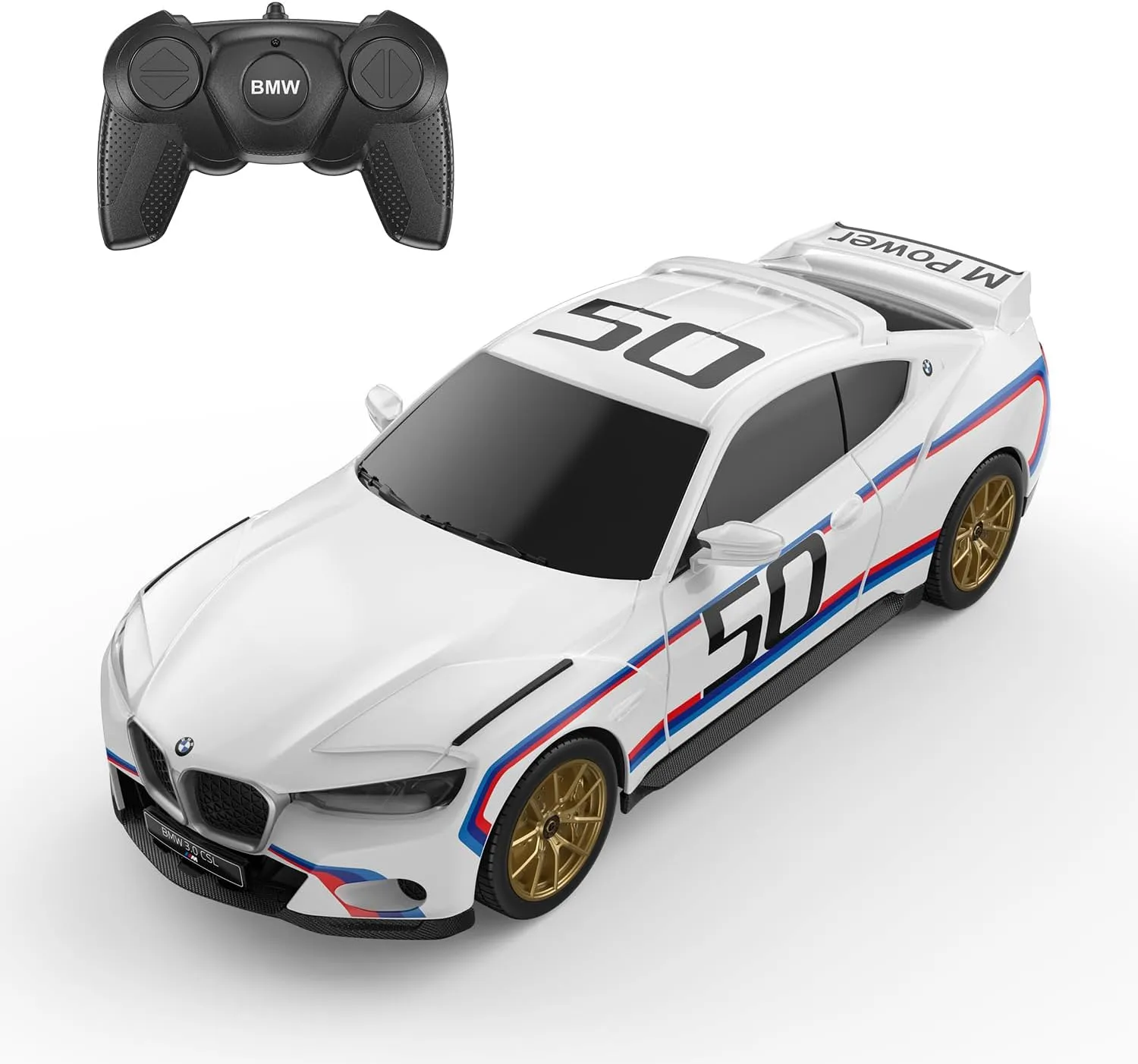 RASTAR BMW RC Car 1:24 BMW 3.0 CSL Remote Control Car BMW Toy Model Car for Boys Kids Adults
