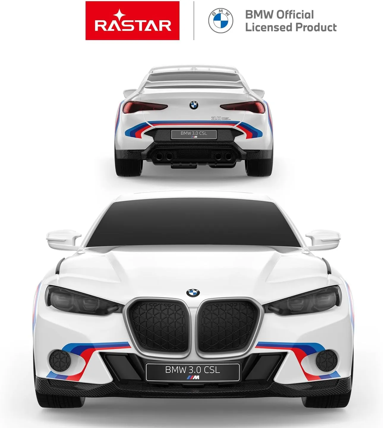 RASTAR BMW RC Car 1:24 BMW 3.0 CSL Remote Control Car BMW Toy Model Car for Boys Kids Adults