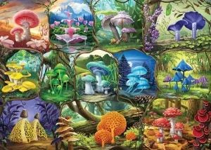 Ravensburger Beautiful Mushrooms 1000 Piece Jigsaw Puzzle - Engaging Artful Design | Superior Interlocking Fit | Vibrant, Matte Finish | FSC-Certified Eco-Friendly Materials | Made in Germany