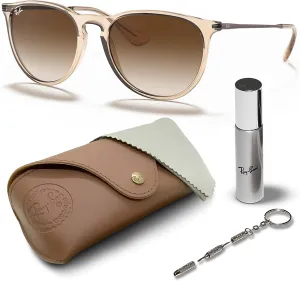 Ray-Ban RB4171 ERIKA Color Mix Phantos Shape Sunglasses With Eyewear Kit Bundle - High Bridge Fit - Retro Sunglasses