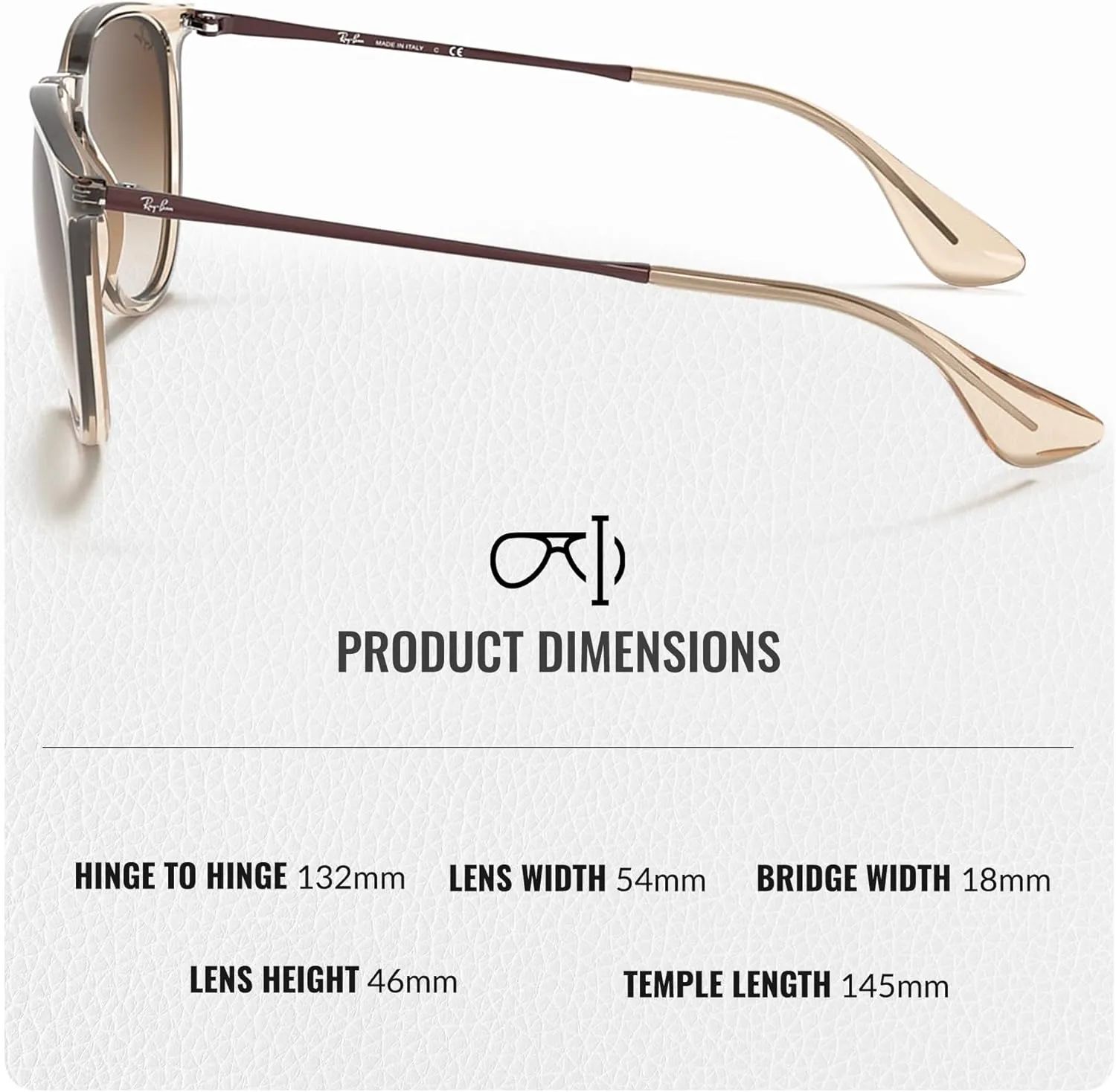 Ray-Ban RB4171 ERIKA Color Mix Phantos Shape Sunglasses With Eyewear Kit Bundle - High Bridge Fit - Retro Sunglasses
