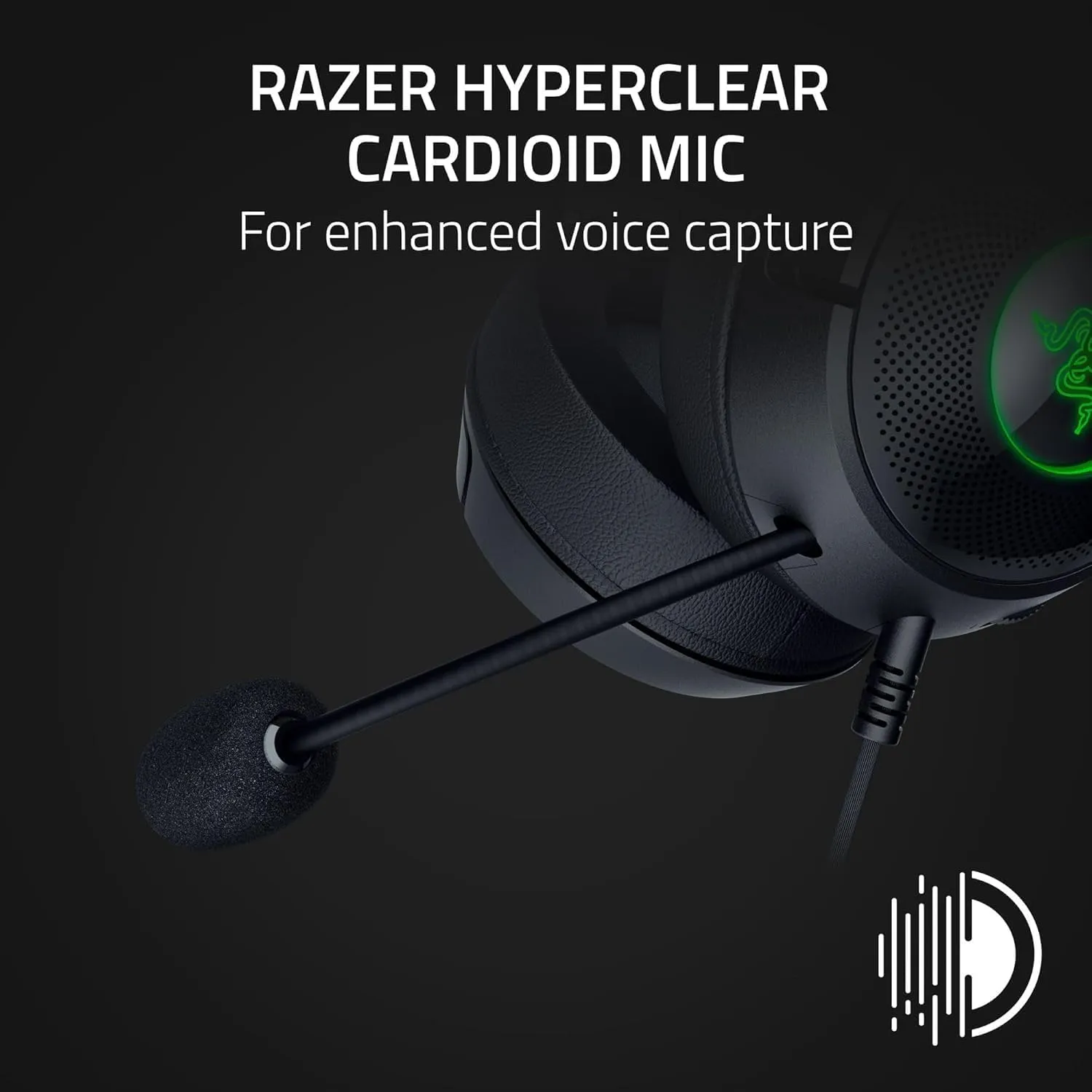 Razer Kraken Kitty V2 USB Wired RGB Headset: Chroma Kitty Ears - Stream Reactive Lighting - HyperClear Cardioid Mic - Triforce 40 mm Drivers - 7.1 Surround Sound - Classic Black (Renewed)