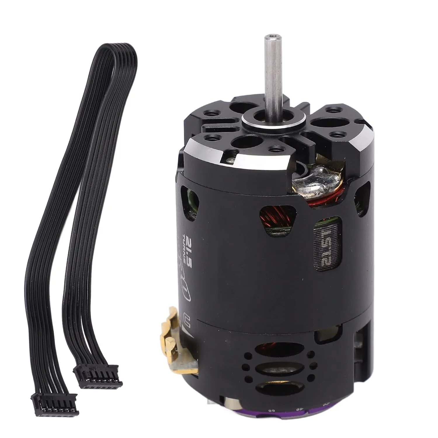 RC 21.5T Sensored Brushless Waterproof Motor, RC Car Motor Replacement for 1/10 1/12 RC Racing Car Upgrade Part