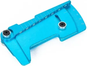 RC Car Accessories for Yokomo for Hsp for Tamiya for MST 1/10 1/12 Adjustable Ruler Wheel Hub Balance Ruler Camber 15° Tools RC Model Car Drift for Racing Tools(Blue)