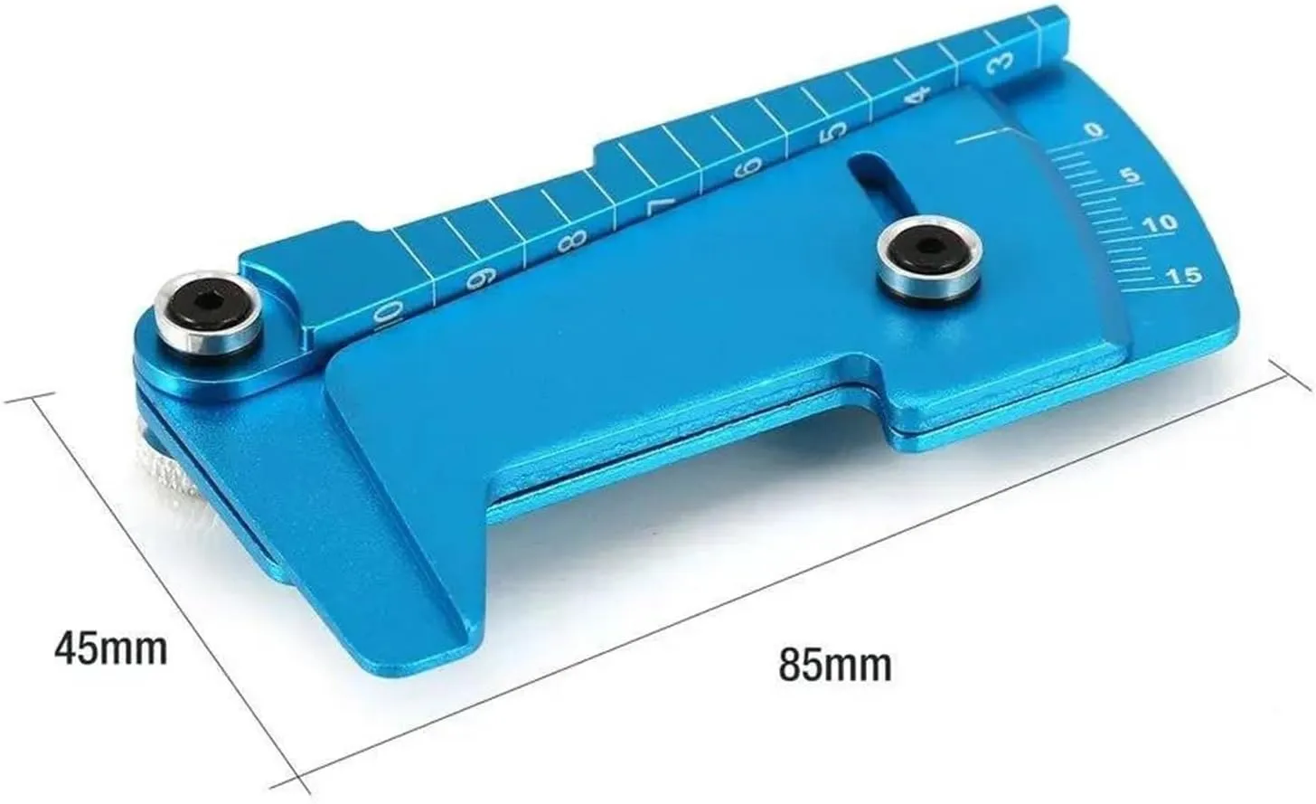 RC Car Accessories for Yokomo for Hsp for Tamiya for MST 1/10 1/12 Adjustable Ruler Wheel Hub Balance Ruler Camber 15° Tools RC Model Car Drift for Racing Tools(Blue)