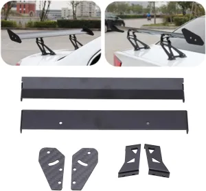RC Car Rear Wing, Aluminium Alloy Rear Wing Tail Spoiler Wing Parts for 1/10 RC On Road Racing Drift Car Truck Racing Car Truck