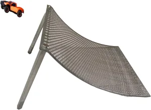 RC Ramp Wide RC Car Ramps for Jumping Adjustable 20″x24.8″x15.4″ Complete Metal Design with Holes